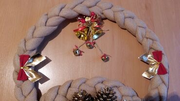 Yeni il oyuncaqları və bəzəkləri: Yeni il aksesuarlari satilir. Yeni il corablarizinqrovlu celengler — 3