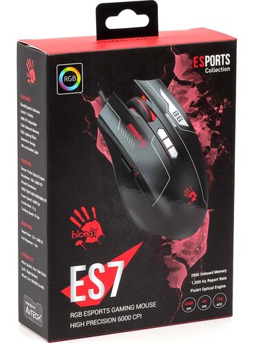 tecno spark go 2024 цена в бишкеке: Проводная игровая мышь Bloody ES7