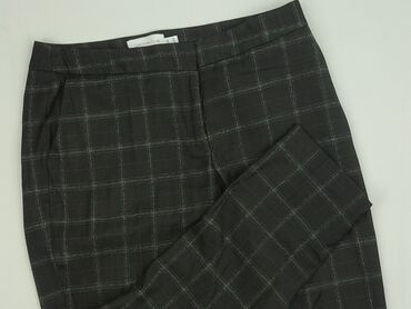 szerokie spodnie: Cotton Club, Material trousers for women, size M