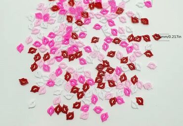 Nega noktiju: Set minijaturnih ukrasnih privesaka za nokte u obliku mašnica — 12