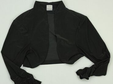 czarne t shirty damskie w serek: Kardigan, XS, stan - Bardzo dobry