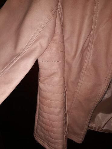 Ostale jakne, kaputi, prsluci: Jakna od eko koze na cibzar, roze boje. XL. Placanje unapred post — 10