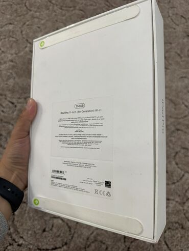 ищу ноутбук: Планшет, Apple, эс тутум 256 ГБ, 10" - 11", Wi-Fi, Классикалык түсү - Боз