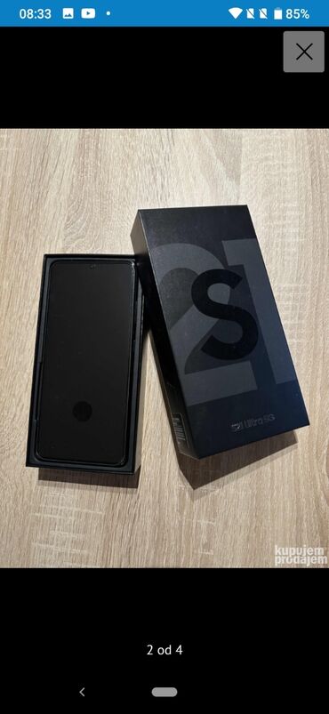 Samsung: Samsung Galaxy S21 Ultra, 16 GB, bоја - Crna, Broken phone, Sa tastaturom, Dual SIM — 12