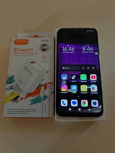 redmi not 8 kabro: Redmi 9T, 128 GB, rəng - Qara, Face ID — 1
