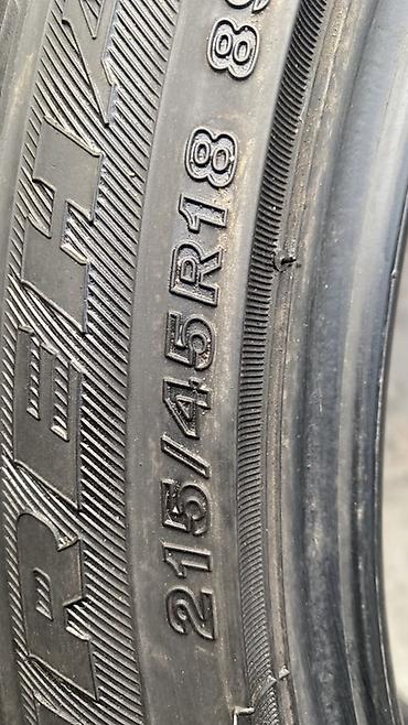 bud e9: Шины 215 / 45 / R 18, Лето, Б/у, Пара, Легковые, Япония, FIRESTONE — 2