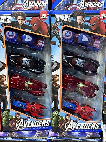 4 года: Набор игрушечных машинок Avengers: Endgame - Тематика: супергерои — 1