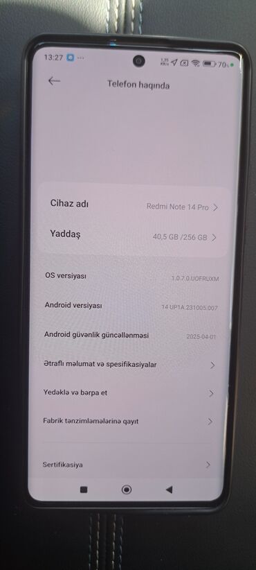 redmi a 3: Redmi Note 14 Pro, 256 ГБ, цвет - Белый, Две SIM карты