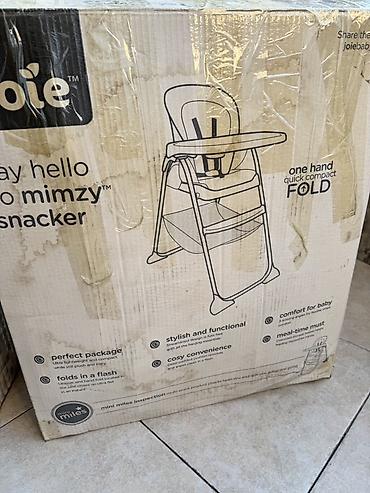 dost: Joie Mimzy Snacker uşaq yemək stulu Xüsusiyyətlər: - Tək əllə sürətli — 1