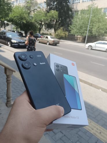 xiaomi redmi note 7 adapter: Redmi Note 13, 128 GB, rəng - Qara, Zəmanət, Barmaq izi, İki sim kartlı