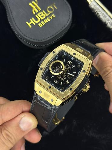 Aksesuarlar: Yeni, Qol saatı, Hublot, rəng - Qızılı — 3