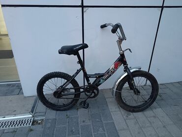 Uşaq velosipedləri: İşlənmiş İki təkərli Uşaq velosipedi 16", sürətlərin sayı: 1, Ünvandan götürmə, Ödənişli çatdırılma — 9