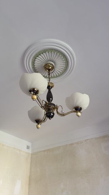 Şamdanlar: Çılçıraq, 3 lampa, Metal