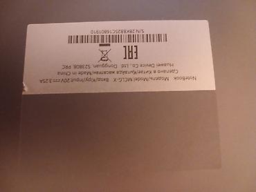 dinamik avto: Huawei noutbuk Model: HUAWEI MateBook D16 ram 512 yadaş (etiketdə — 3