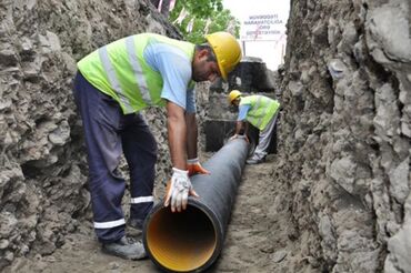 Tikinti işləri: Yeraltı boru xətti çəkilişi və kommunikasiyaların quraşdırılması — 3