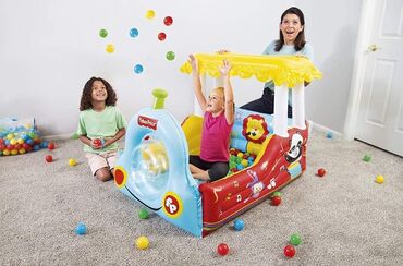 Ostale dečije stvari: Cena 4850 din Bestway 93537 Fisher Price Voz sa 25 loptica 132 x 94 x — 8