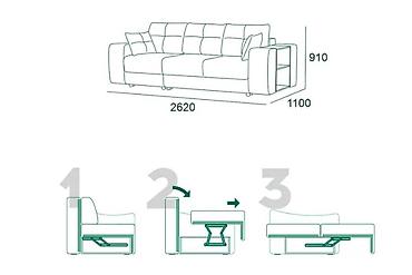 sofa: Прямой диван, Новый, В рассрочку — 2