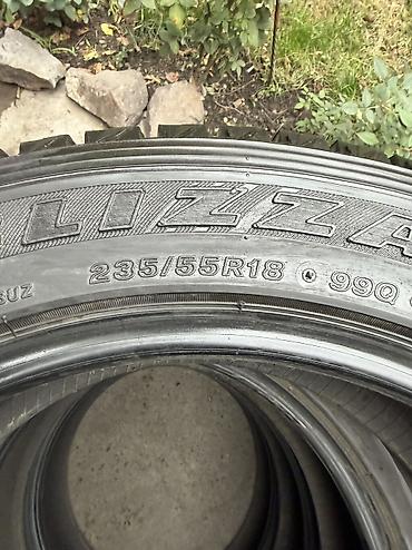 55: Шины 235 / 55 / R 18, Зима, Б/у, Комплект, Легковые, Япония, Bridgestone — 4