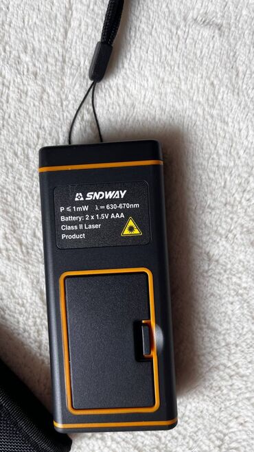 Рулетки и дальномеры: Лазерные измерители длины Рулетка с уровнем SNDWAY 40 метров - 3000 — 6