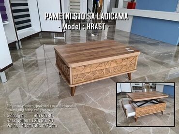 Stolovi: PAMETNI SKLOPIVI KLUB STO - 25000 RSD Elegantni, moderni, praktični i — 20