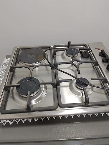 4 qapılı xaladenik: Luxell qaz plitəsi – 4 gözlü, paslanmayan polad səthli panel tipli — 3