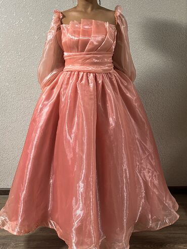 выпускное платье: Вечернее платье, Коктейльное, Длинная модель, С рукавами, Корсет, XL (EU 42)