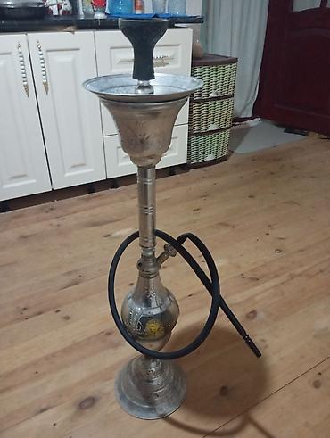 Metall nərdili nargilə MİSİR - Material: tam metal gövdə və altlıq — 1