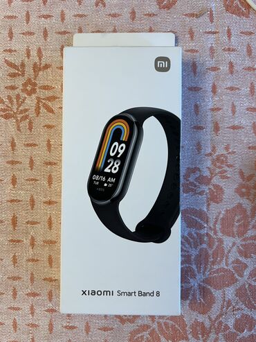 xiaomi 8: İşlənmiş, Smart qolbaq, Xiaomi, Sensor ekran, rəng - Qara