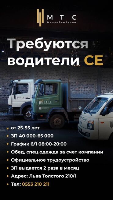 машина для гольфа: Требуется водитель на камаз, маз с прицепом категория СЕ ЗП от 40 000