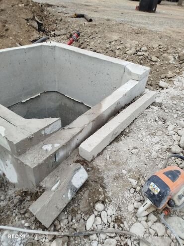Beton işləri: Səssiz tozsuz səliqəli kəsim. Beton katlavan monolit kubik — 3