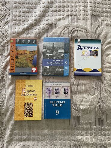 сумка в радом: Книги 9-кл Литература - 150 сом История КР - 150 Алгебра - 200 сом