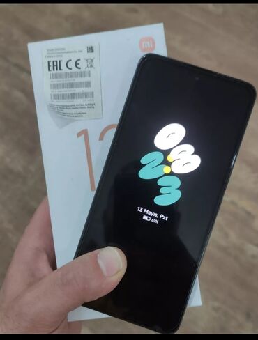 kreditlə telefon: Xiaomi Mi 12 Lite, 128 ГБ, цвет - Серый, 
 Сенсорный, Отпечаток пальца, Две SIM карты