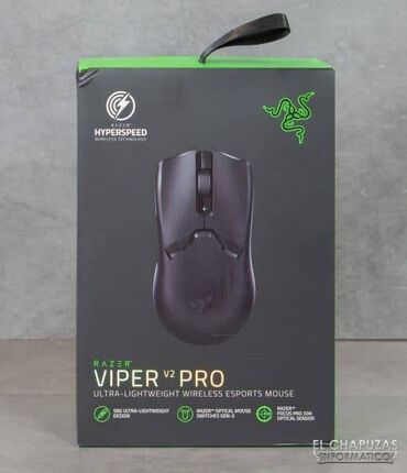 Компьютерные мышки: Мышка Razer Viper V2 Pro: Состояние: новый запечатанный. Вес: 57 г