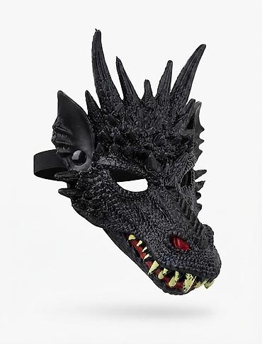 notebook: Детализированная маска "Черный Дракон" (Black Dragon Head Mask) — 1