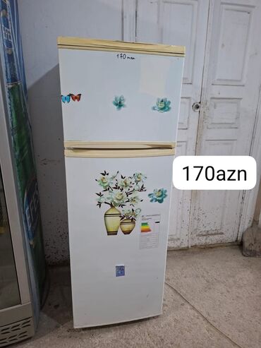 soyuducu baku electronics: İkiqapılı soyuducu - Üst hissədə dondurucu, alt hissədə əsas soyutma