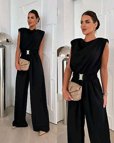 massimo dutti baletanke: Ženski elegantni kombinezon bez rukava sa širokim nogavicama. - — 1