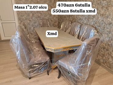seyf qaplari: Qonaq otağı üçün, Yeni, 6 stul