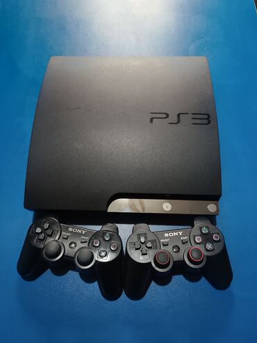 PS3 (Sony PlayStation 3): Продам Пс3 слим в хорошем состоянии ! Прошитая внутри 15 игр память