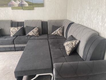 матрас для дивана: Цвет - Серый, Б/у