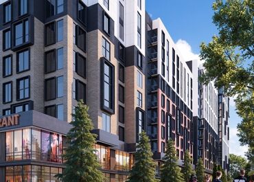 арендовать квартиру для офиса: 1 комната, 54 м², Элитка, 8 этаж, ПСО (под самоотделку)