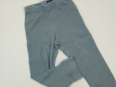 szare bawełniane legginsy: Legginsy dziecięce, 3-4 lat, 98/104, stan - Dobry