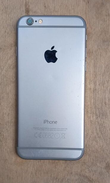 telfon 100: IPhone 6, 64 GB, Gümüşü, Barmaq izi