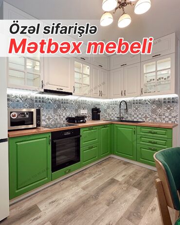 dovşan əti: Sifarişlə mətbəx dəsti, MDF