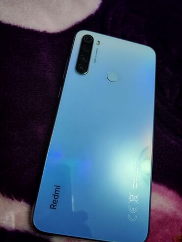 iphone 5 's: Redmi Note 8, 128 GB, rəng - Göy, Barmaq izi, İki sim kartlı, Face ID