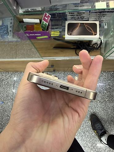 trx ram: IPhone 16 Pro, Б/у, 128 ГБ, Desert Titanium, Зарядное устройство, Кабель, Коробка, 100 % — 4