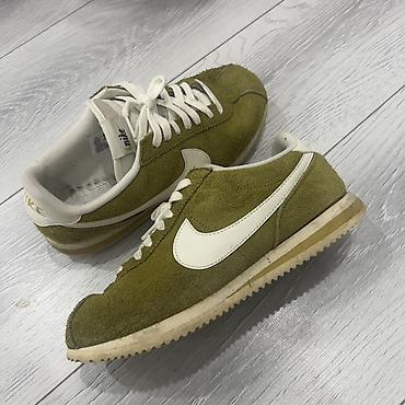 nike cortez: Мужские кроссовки, 40, Nike, Б/у, цвет - Зеленый, Самовывоз — 2