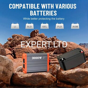 İnverterlər: Yeni Inverter, 3000-5000 Vt, 12 - 220 volt, Ünvandan götürmə, Ödənişli çatdırılma, Rayonlara çatdırılma — 4