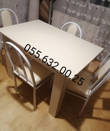 Sifarişlə masa və oturacaq dəstləri: Dördbucaq masa, Mətbəx üçün, Qonaq otağı üçün, Dəhliz üçün, 2 nəfər, Açılan, Ukrayna, 3 il zəmanət — 29
