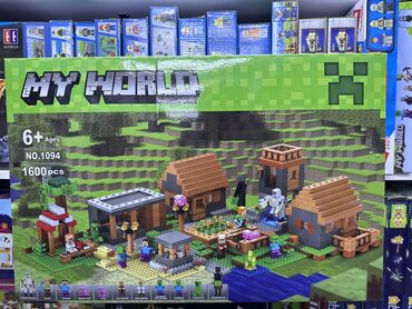 игрушки майнкрафт: Лего майнкрафт деревня большая 1600деталей