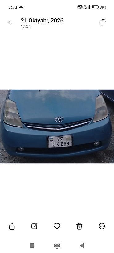 Ön, Toyota prius, 2007 il, Ünvandan götürmə lalafo.az -da Ön, Toyota prius, 2007 il, Ünvandan götürmə